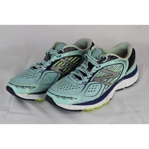 New Balance 860 V7 W860WB7 Lace Up Blue Mint Running Shoes Size 8B